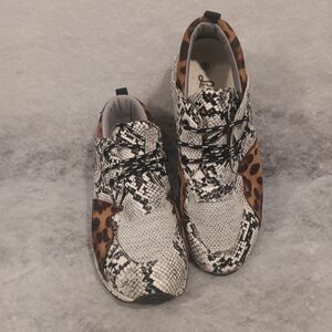 EUC animal print sneakers